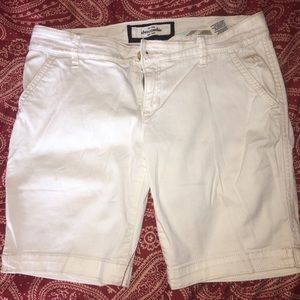Abercrombie white shorts